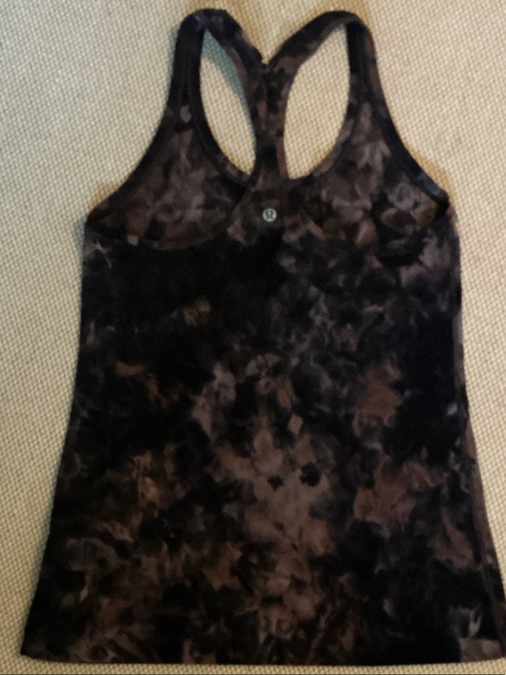 lululemon athletica Cool Racerback Tank Black, Pink & Charcoal Marble - Picture 4 of 5